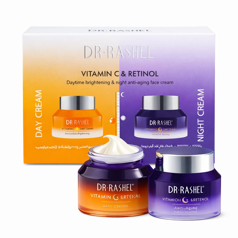 Dr Rashel Day & Night Face Cream Set Vitamin C & Retinol 2 pcs (50 g)